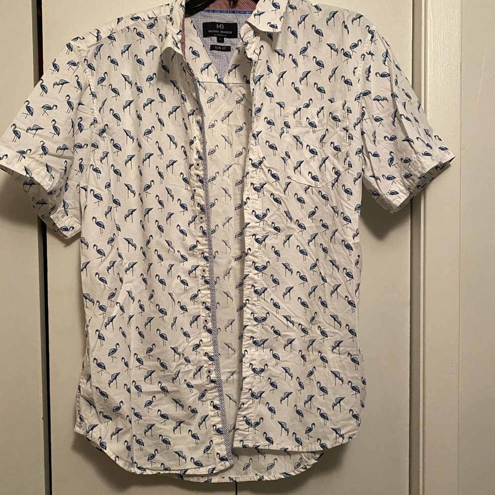 White button down